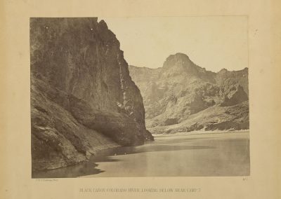 Timothy H. O’Sullivan, Irish/American, 1840-1882. Black Cañon, Colorado River, (looking below near Camp 7), ca. 1871.