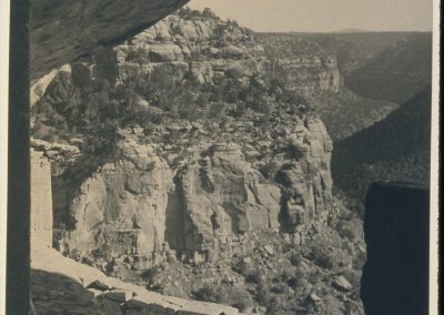 Laura Gilpin, American, 1891-1979. Canyon from Balcony House, Mesa Verde National Park, ca. 1920s.